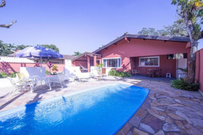 4 dorm com piscina a 350 m de Camburizinho